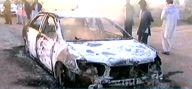 express news screengrab of the burnt vehicle express news screengrab of the burnt vehicle