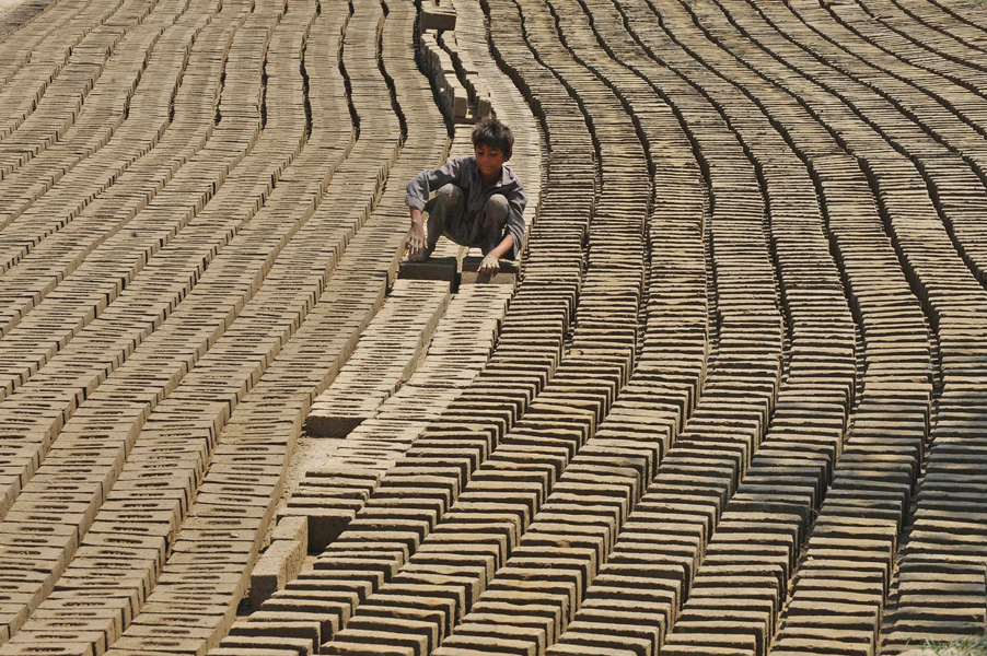 the bricks industry was recognised by the government in the 1980s but the rights of the labourers working at the kilns are still pending photo file