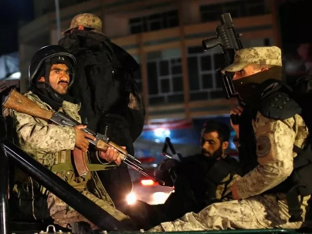 afghan security personnel arrive near the serena hotel during an attack in kabul march 20 2014 photo reuters afghan security personnel arrive near the serena hotel during an attack in kabul march 20 2014 photo reuters