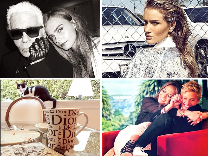 celebrity a listers took to instagram this week to share their hip and happening snapshots