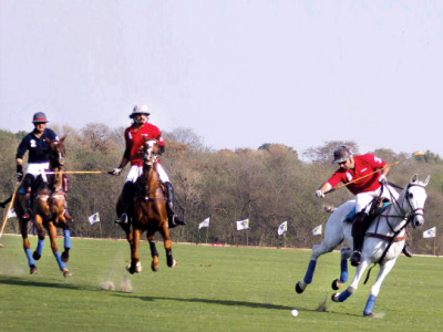 charity event playing polo for a cause