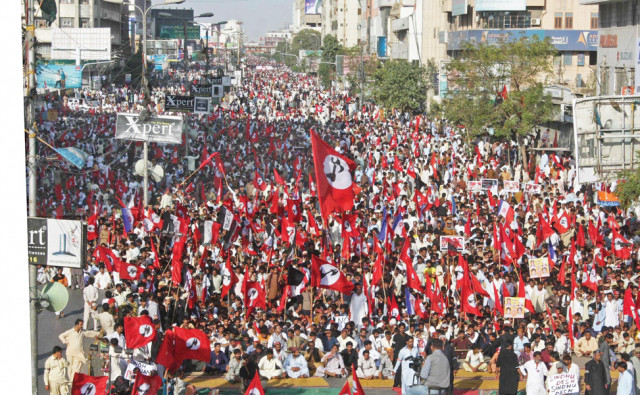 numerous jeay sindh qaumi mahaz supporters gathered at the ma jinnah road for what proved to be the party s biggest ever rally on sunday photo irfan ali express numerous jeay sindh qaumi mahaz supporters gathered at the ma jinnah road for what proved to be the party s biggest ever rally on sunday photo irfan ali express