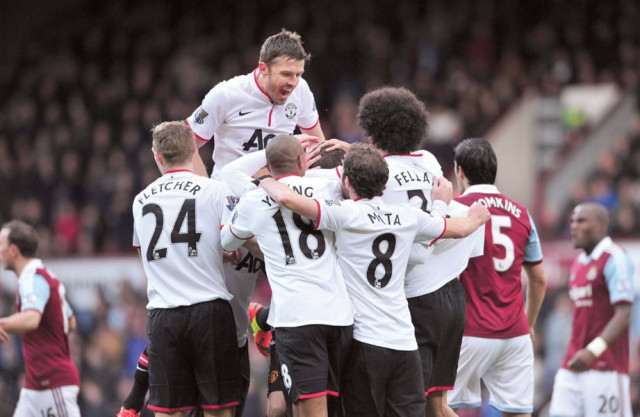 last week united kept those doubting the wisdom of appointing david moyes as their manager at bay by advancing to the champions league quarter finals and seeing off west ham on saturday photo afp last week united kept those doubting the wisdom of appointing david moyes as their manager at bay by advancing to the champions league quarter finals and seeing off west ham on saturday photo afp