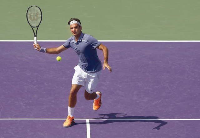 world number five rodger federer cruised through to the fourth round of the miami masters as he defeated dutchman thiemo de bakker 6 3 6 3 photo afp world number five rodger federer cruised through to the fourth round of the miami masters as he defeated dutchman thiemo de bakker 6 3 6 3 photo afp