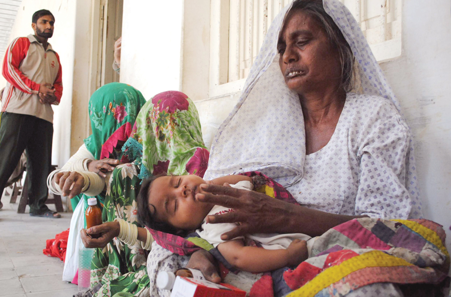 thar s drought claims the lives of seven more children with the eldest of them being only three years old photo afp