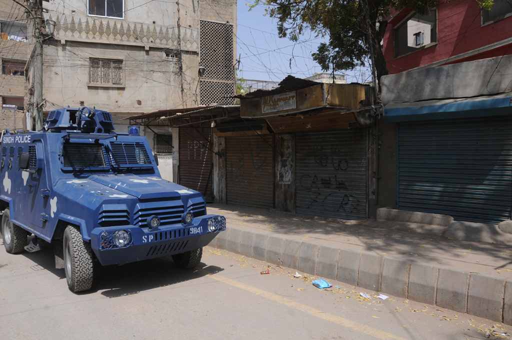 the police recovered a buried body in new karachi industrial area after a murder confession photo mohammad azeem express file