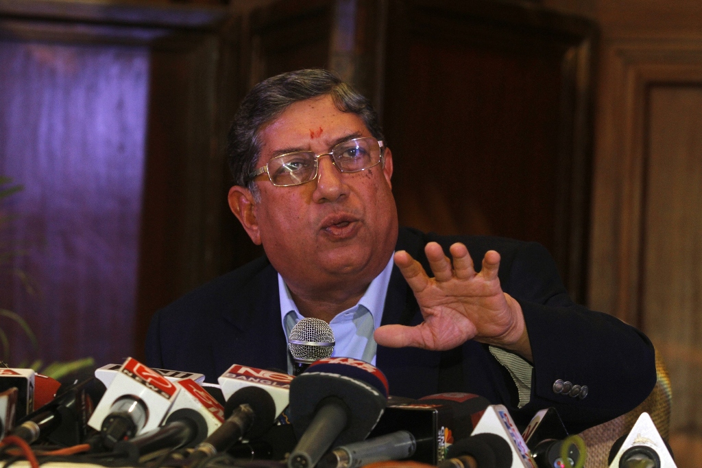 board of control for cricket in india president n srinivasan photo reuters