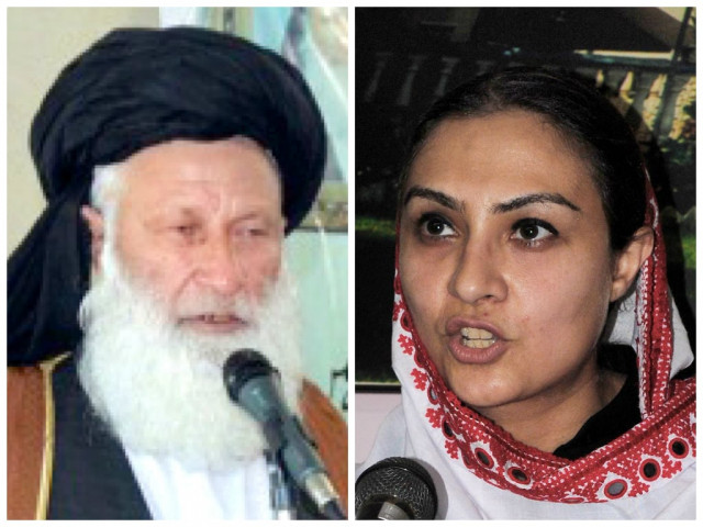 cii chairman maulana muhammad khan shirani l and marvi memon of pml n r photo file cii chairman maulana muhammad khan shirani l and marvi memon of pml n r photo file