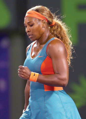 serena williams will compete for a final s berth against maria sharapova thursday in miami photo afp serena williams will compete for a final s berth against maria sharapova thursday in miami photo afp