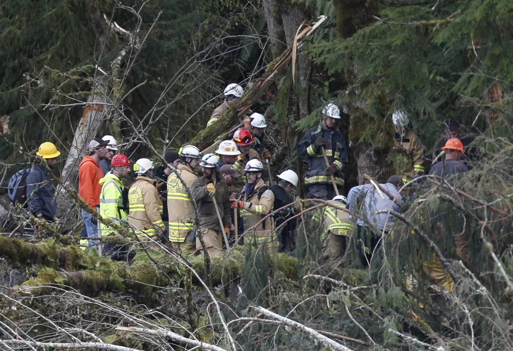 rescue workers look for victims in the mudslide near oso washington as efforts continued to find victims march 26 2014 photo reuters rescue workers look for victims in the mudslide near oso washington as efforts continued to find victims march 26 2014 photo reuters