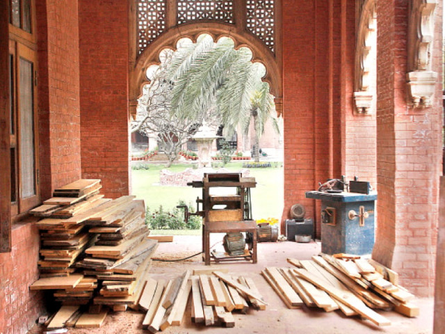 work underway on the lahore high court building to both restore it to its original form and provide for present day needs photo abid nawaz express work underway on the lahore high court building to both restore it to its original form and provide for present day needs photo abid nawaz express