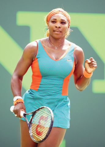 defending champion serena will appear in her ninth miami masters final when she faces second seeded li na on saturday photo afp defending champion serena will appear in her ninth miami masters final when she faces second seeded li na on saturday photo afp