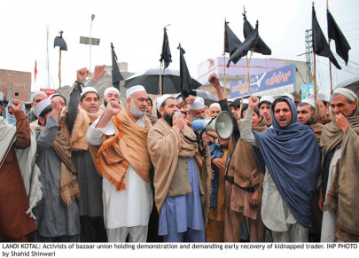 incompetent administration tribesmen stage demonstration over kidnapping of trader