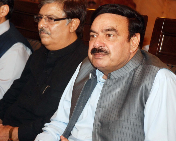awami muslim league head sheikh rashid ahmed photo express file awami muslim league head sheikh rashid ahmed photo express file
