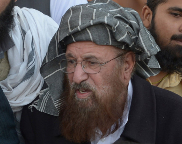 ttp intermediaries chief maulana samiul haq photo afp