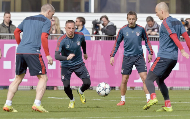 bayern are bidding to become the first side ever to complete a bundesliga season unbeaten and to win back to back european cups in the champions league era photo afp bayern are bidding to become the first side ever to complete a bundesliga season unbeaten and to win back to back european cups in the champions league era photo afp