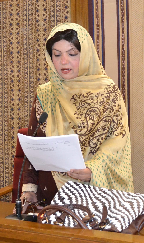 mpa dr shama ishaq presents joint resolution in balochistan assembly photo naseem james