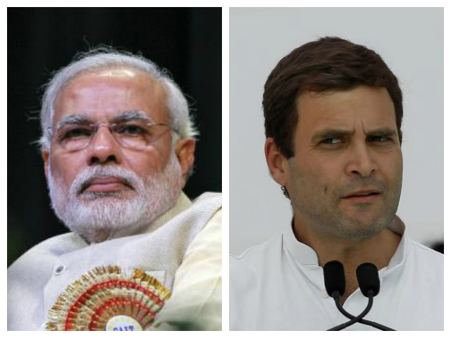 narendra modi l and rahul gandhi r photo reuters