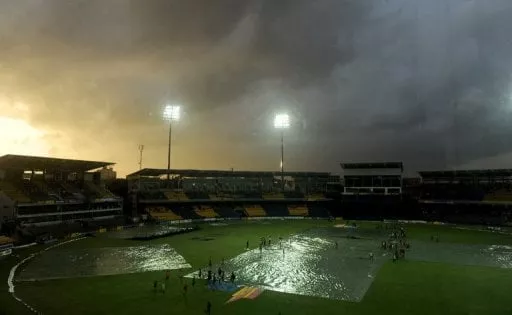 torrential rain washed out the match between pakistan and west indies photo afp torrential rain washed out the match between pakistan and west indies photo afp