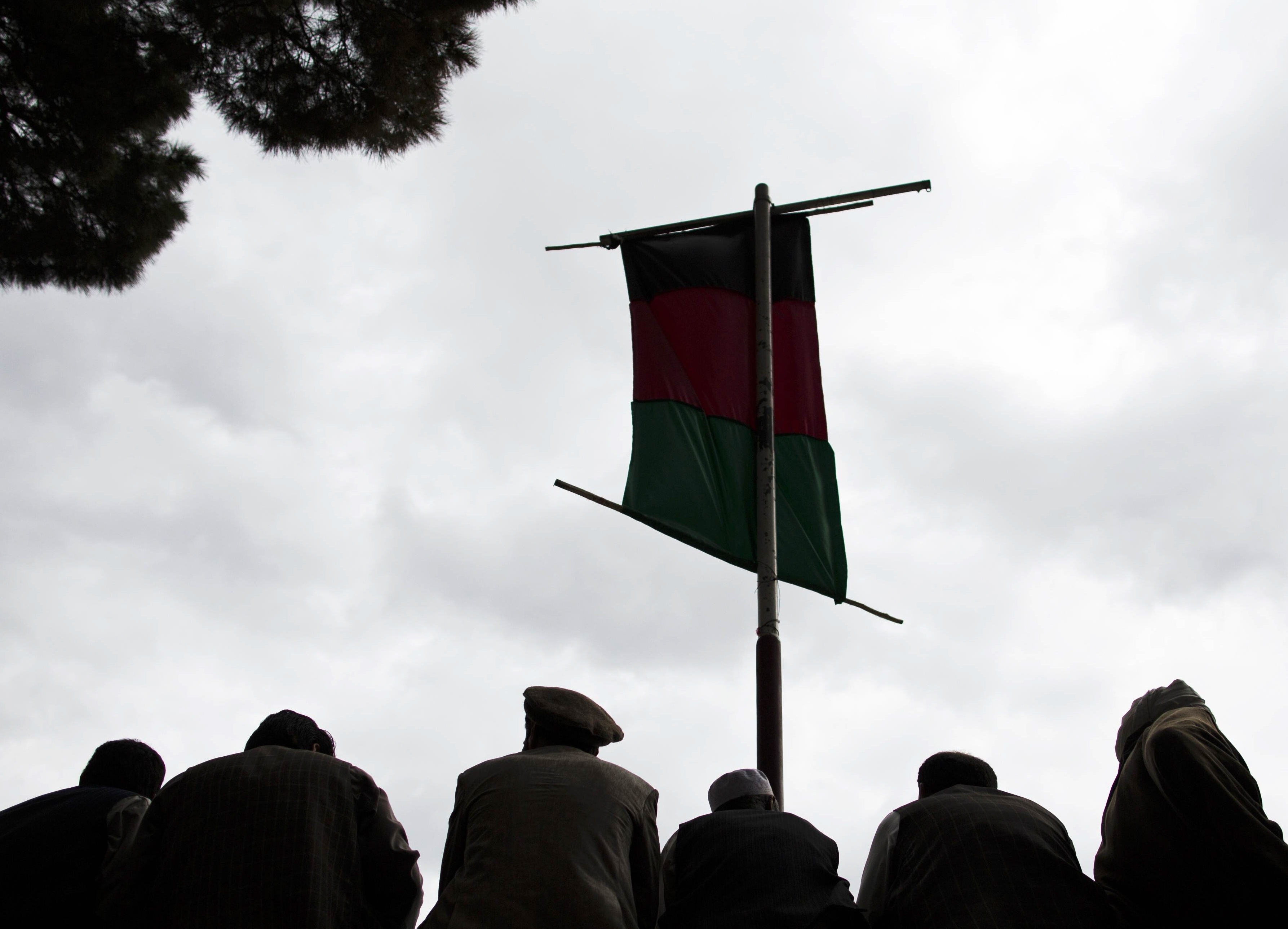 afghan supporters attend campaign rally photo afp