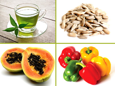 five food items for flawless skin five food items for flawless skin