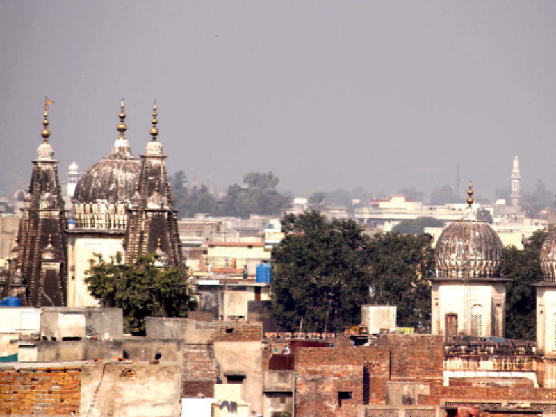 a view of krishna mandir photo file