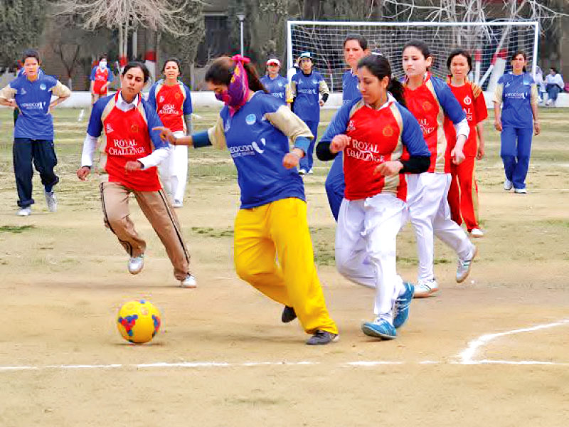 as many as 33 football clubs participated in the football tournament one of the 22 games played in the sports festival held in quetta photo courtesy mazher ali chandio