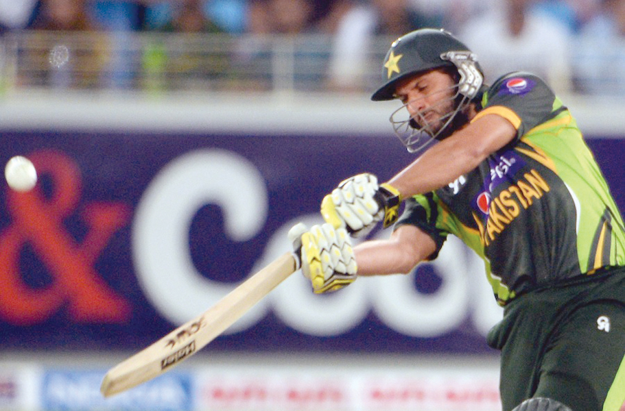 afridi the swashbuckling all rounder led the team to the semi finals of the 2010 world twenty20 and the 2011 world cup photo afp