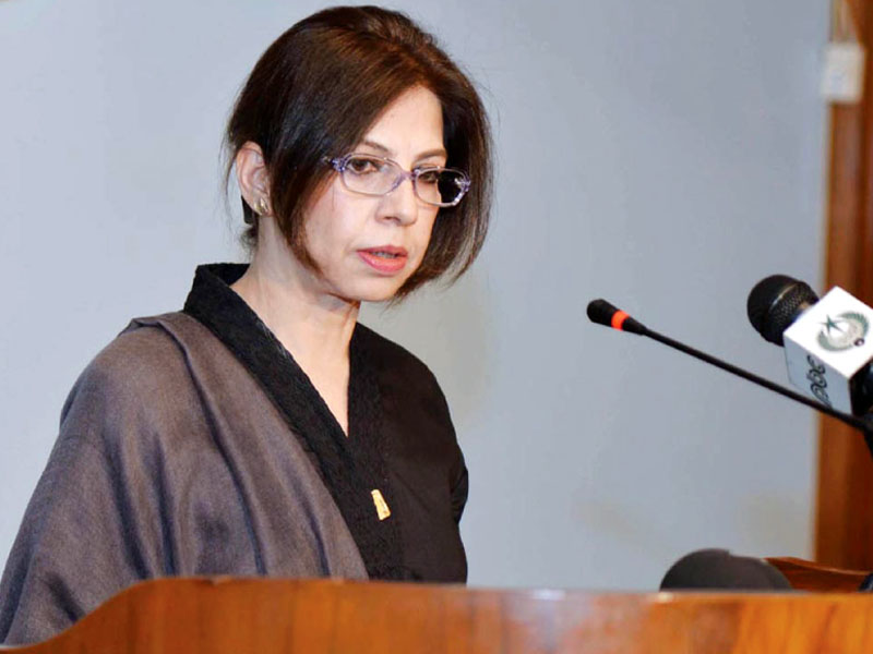 foreign office spokesperson tasnim aslam addressing a weekly briefing in islamabad photo inp