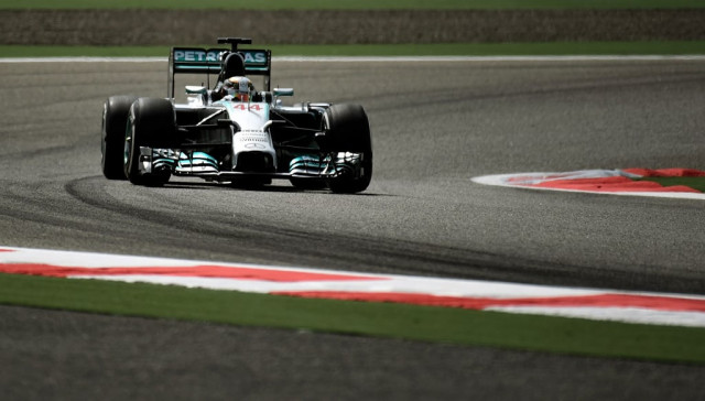 lewis hamilton of mercedes amg petronas drives his car around a corner during the first practice session of the formula one bahrain grand prix at bahrain 039 s sakhir circuit in manama on april 4 2014 photo afp lewis hamilton of mercedes amg petronas drives his car around a corner during the first practice session of the formula one bahrain grand prix at bahrain 039 s sakhir circuit in manama on april 4 2014 photo afp