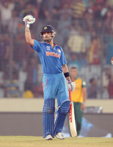 virat kohli carried india to another victory as they defeated south africa the men in blue will now clash with sri lanka in an all asian world twenty20 final photo afp virat kohli carried india to another victory as they defeated south africa the men in blue will now clash with sri lanka in an all asian world twenty20 final photo afp