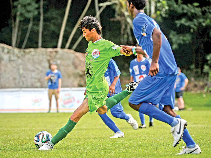 strikers abdul raziq aurangzeb baba and mehr ali remained prominent throughout the tournament while goal keeper sameer ahmed proved formidable for the opponents photo file afp