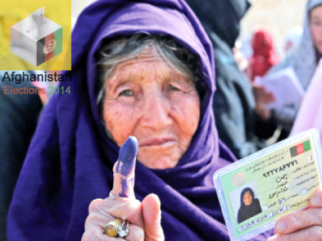 a voter shows her inked finger after she cast her ballot in ghazni in previous elections taliban have cut fingers of voters photo afp a voter shows her inked finger after she cast her ballot in ghazni in previous elections taliban have cut fingers of voters photo afp