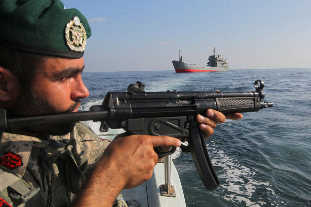 an iranian soldier during a military exercise in the strait of hormuz photo reuters file