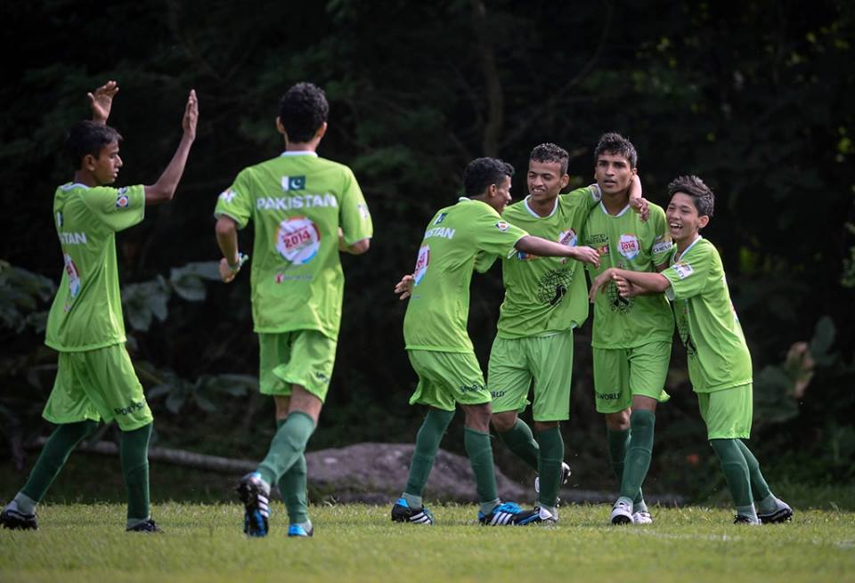 pakistan claimed the bronze medal in the street child football world cup that concluded in brazil on april 6 photo afp file