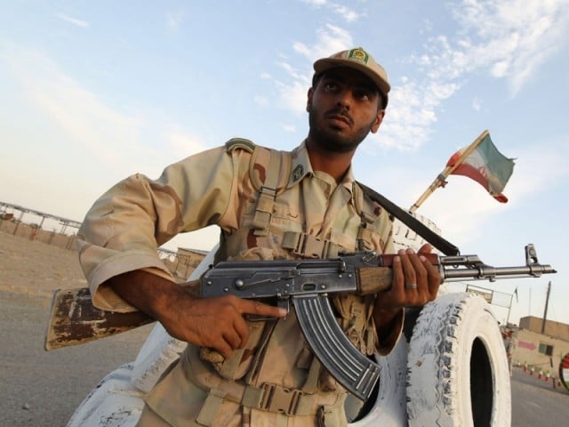 a file photo of an iranian guard photo afp file