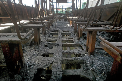 green buses turn red with rust while karachi craves transport