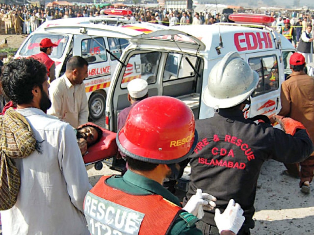 rescue workers loading an injured person into an ambulance photo muhammad javaid sehrish wasif express rescue workers loading an injured person into an ambulance photo muhammad javaid sehrish wasif express