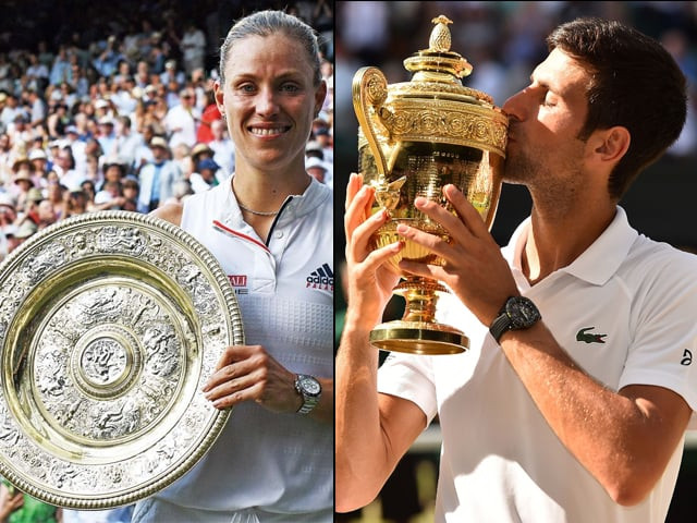 novak djokovic and angelique kerber s performance at sw19 alone is enough to gauge the magnitude of their achievement