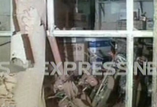 a view of the damaged shop photo screenshot a view of the damaged shop photo screenshot