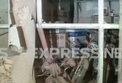 a view of the damaged shop photo screenshot a view of the damaged shop photo screenshot