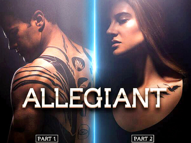 allegiant part 1 is set to be released on march 18 2016 and its second part a year later on march 24 2017 photo file allegiant part 1 is set to be released on march 18 2016 and its second part a year later on march 24 2017 photo file