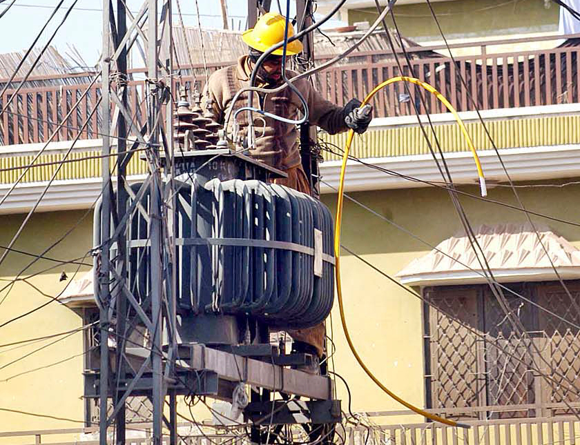 i can assure you today that from now on the maximum schedule of electricity load shedding in the whole country will not cross eight hours says abid sher ali photo app