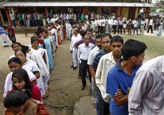 file photo of voters in india photo reuters file