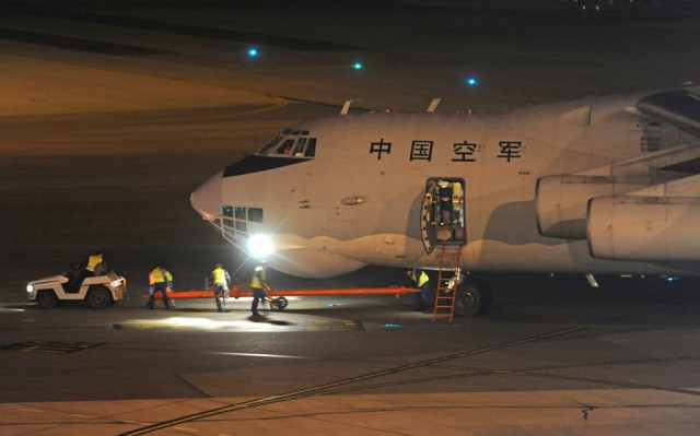a chinese ilyushin il 76 aircraft prepares to fly out from perth international airport to help in the search for missing malaysia airlines flight mh370 photo afp a chinese ilyushin il 76 aircraft prepares to fly out from perth international airport to help in the search for missing malaysia airlines flight mh370 photo afp