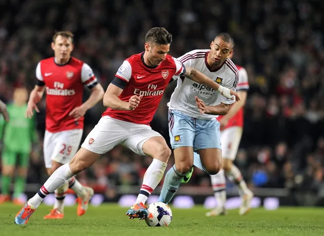 relentless olivier giroud scored for arsenal with a touch of class to give arsene wenger hope of retaining fourth position in the premier league photo afp relentless olivier giroud scored for arsenal with a touch of class to give arsene wenger hope of retaining fourth position in the premier league photo afp