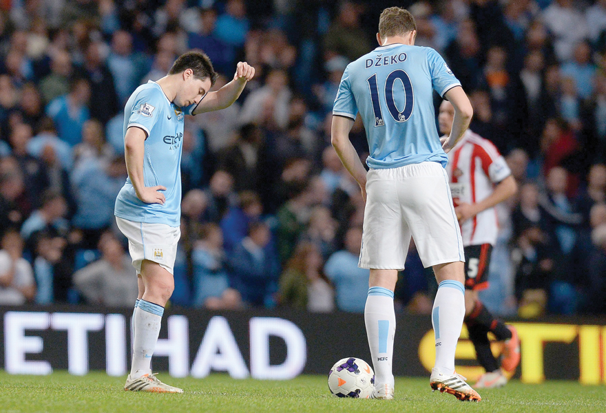 manchester city will be looking to win their remaining matches in hopes of staying in the title race photo afp