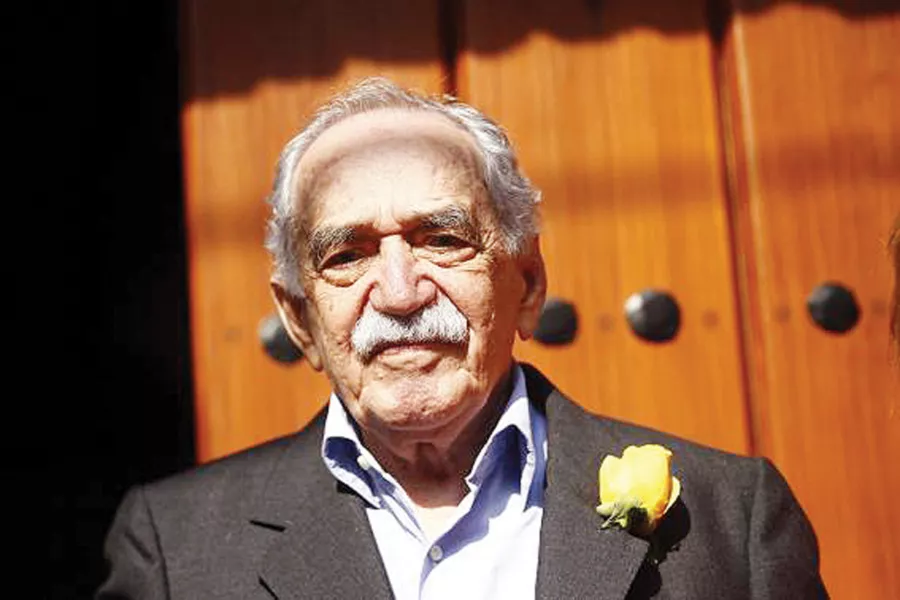 gabriel garcia marquez standing outside his house on his 87th birthday in mexico city on march 6 2014 photo file gabriel garcia marquez standing outside his house on his 87th birthday in mexico city on march 6 2014 photo file