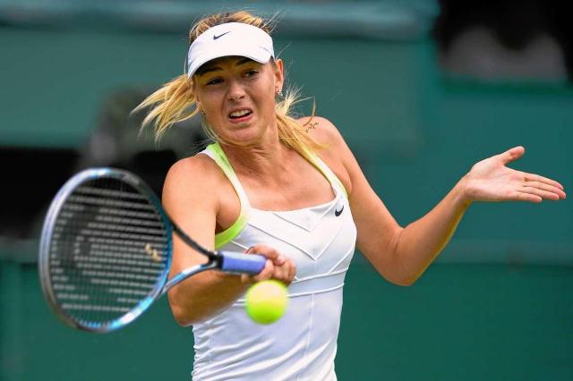 all fired up maria sharapova will be looking to reassert her dominance in stuttgart as she looks to win her third consecutive title photo afp