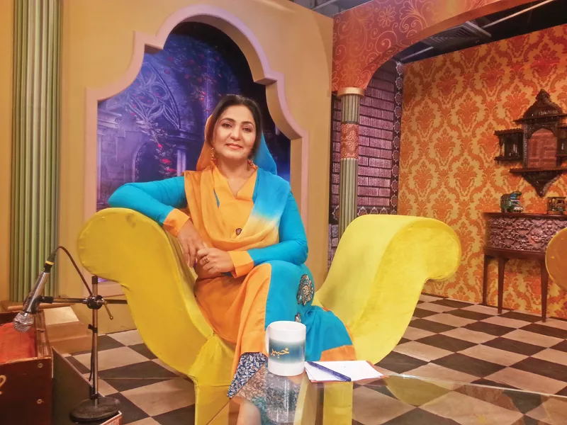 shazma pictured on the sets of the morning show that she is presently hosting photos publicity shazma pictured on the sets of the morning show that she is presently hosting photos publicity